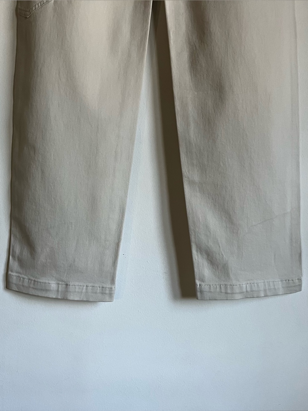 NWT Madewell Balloon Pant in Form Grey Khaki Cream Size 24 Barrel Leg $138 NW467 - Picture 9 of 15